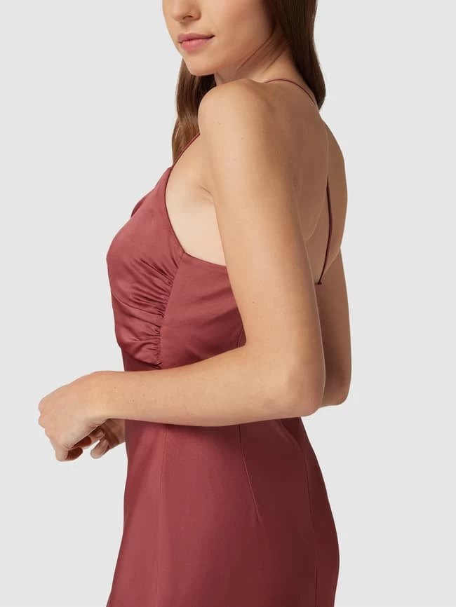 Jake*s Cocktail Cocktailkleid Mit Wasserfallausschnitt - Rostrot 5 Jake*s Cocktail Cocktailkleid Mit Wasserfallausschnitt - Rostrot – Bild 3