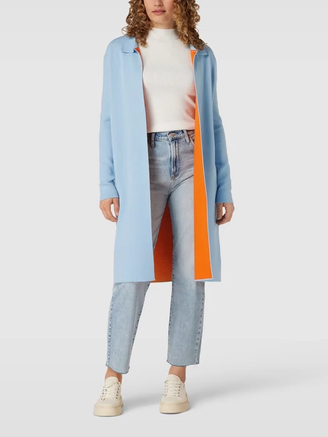 Emily Van Den Bergh Knielanges Kleid Mit Statement-Print - Hellblau 3 Emily Van Den Bergh Knielanges Kleid Mit Statement-Print - Hellblau