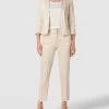 Christian Berg Woman Selection Regular Fit Blazer Mit Teilungsnähten - Sand