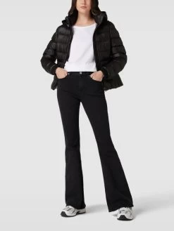 Wellensteyn Steppjacke Mit Label-Detail Modell 'HIGHCLASS' - Schwarz