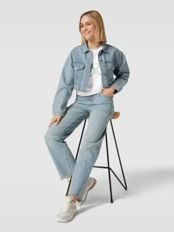 Damen Mode 12 Jake*s Casual T-Shirt Mit Motiv-Print - Weiß