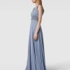 Jake*s Cocktail Abendkleid Mit Rückenausschnitt - Blau