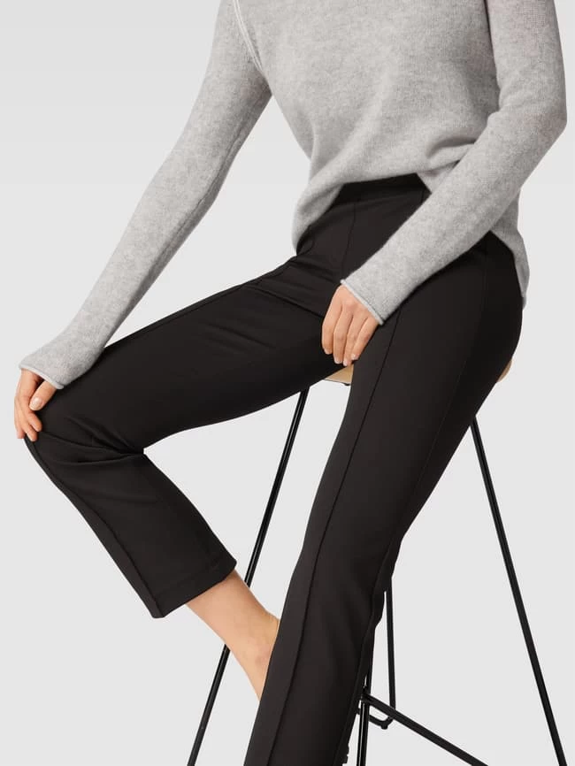 Cambio Stoffhose Mit Ziernähten Modell 'RANEE EASY KICK' - Schwarz 5 Cambio Stoffhose Mit Ziernähten Modell 'RANEE EASY KICK' - Schwarz – Bild 3