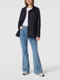 Fuchs Schmitt Caban Mit Knopfleiste - Marineblau