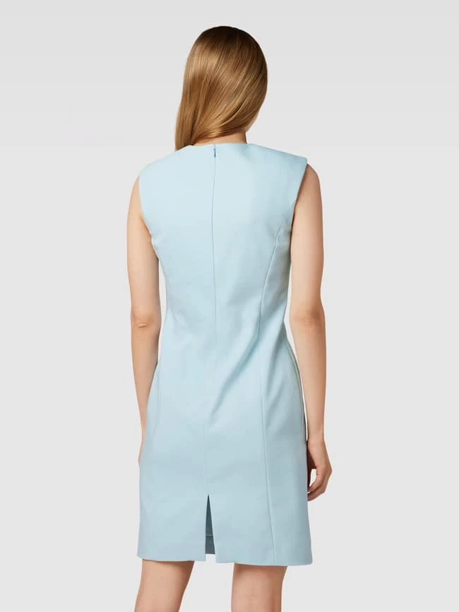 S.Oliver BLACK LABEL Minikleid Mit Gehschlitz - Hellblau 7 S.Oliver BLACK LABEL Minikleid Mit Gehschlitz - Hellblau – Bild 5