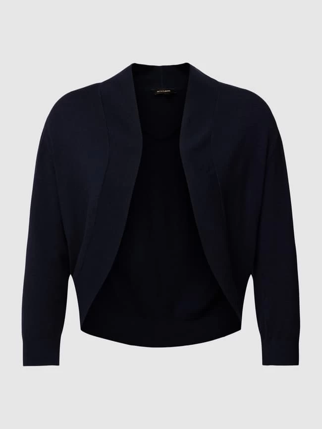 MORE&MORE More & More Bolero Aus Viskose-Mix Mit Schalkragen - Marineblau 4 MORE&MORE More & More Bolero Aus Viskose-Mix Mit Schalkragen - Marineblau – Bild 2