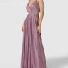 Jake*s Cocktail Abendkleid In Schimmernder Optik - Mauve Meliert