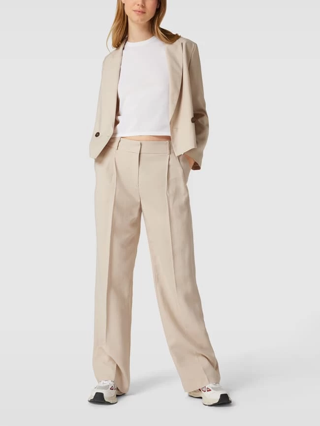 Jake*s Collection Bundfaltenhose Mit Haken- Und Reißverschluss - Beige 3 Jake*s Collection Bundfaltenhose Mit Haken- Und Reißverschluss - Beige