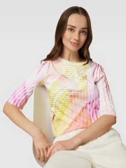 Marc Cain T-Shirt Mit Allover-Muster - Rosa -Damen Mode 6t7jcja3ah256hq164pjchqh91aj4i2m6p6kohq691358h1k9sr38gad8l24ulhmacr30gqm9t248jhj8go36p32cko68cb1c8ojadhk6kp6ao9k6lhjidj36lim2p1k71i66d8