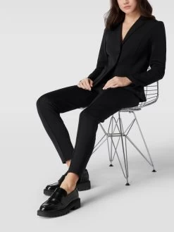 Marc Cain Stretchhose Mit Ziernähten - Marineblau