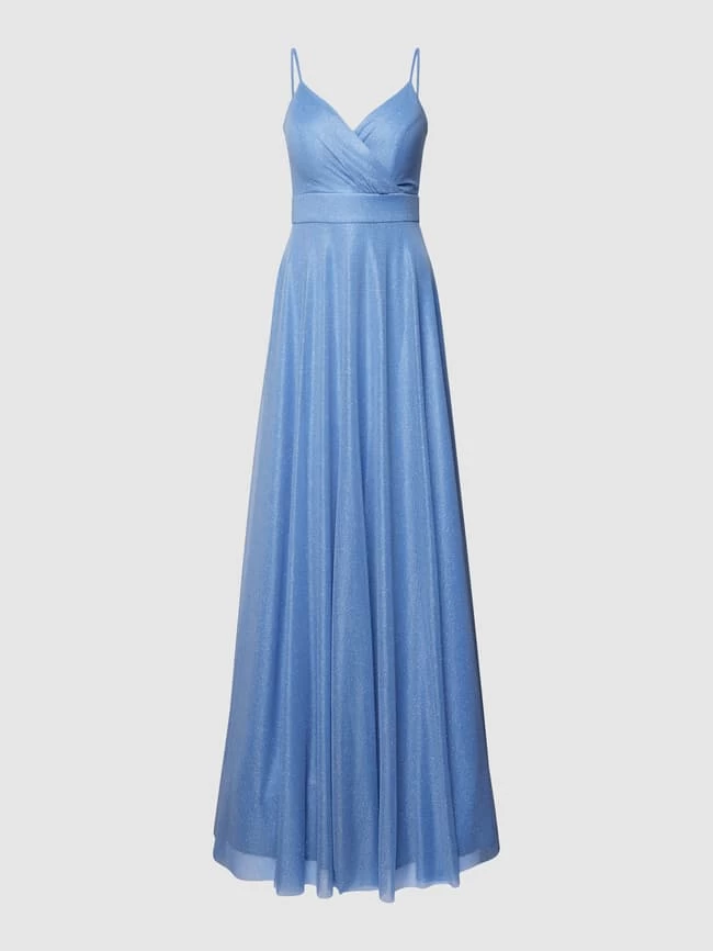 TROYDEN COLLECTION Abendkleid In Schimmernder Optik - Bleu 4 TROYDEN COLLECTION Abendkleid In Schimmernder Optik - Bleu – Bild 2