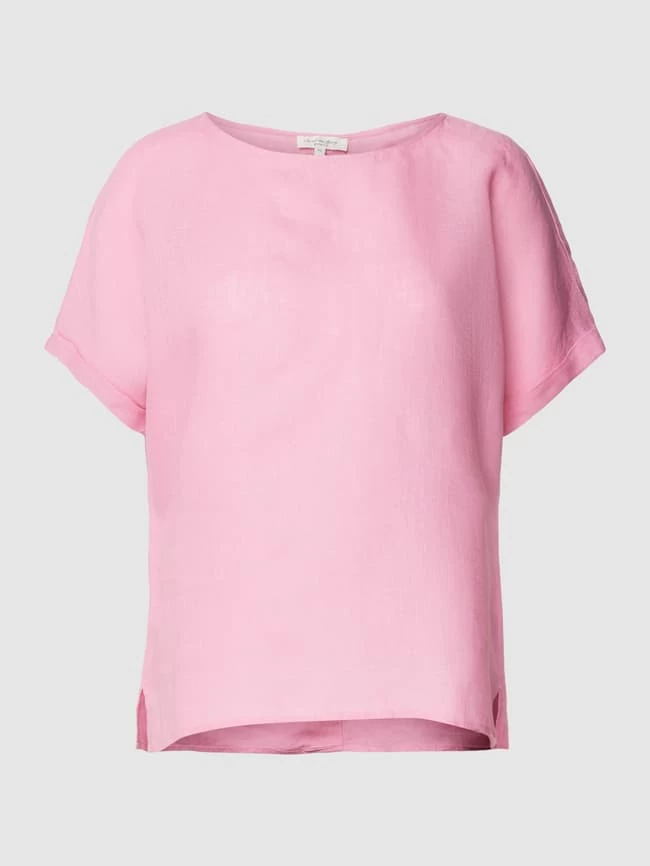 Christian Berg Woman Leinenbluse Mit U-Boot-Ausschnitt - Pink 4 Christian Berg Woman Leinenbluse Mit U-Boot-Ausschnitt - Pink – Bild 2