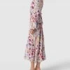 Christian Berg Woman Selection Maxikleid Mit Floralem Muster Und Taillenband - Flieder