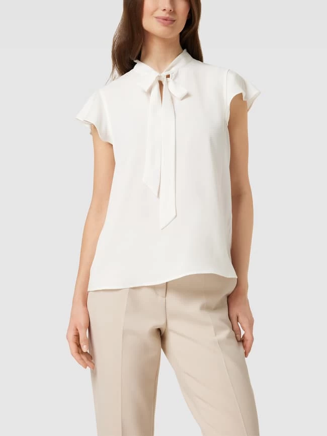 Jake*s Collection Bluse Mit Volantärmeln - Offwhite 6 Jake*s Collection Bluse Mit Volantärmeln - Offwhite – Bild 4