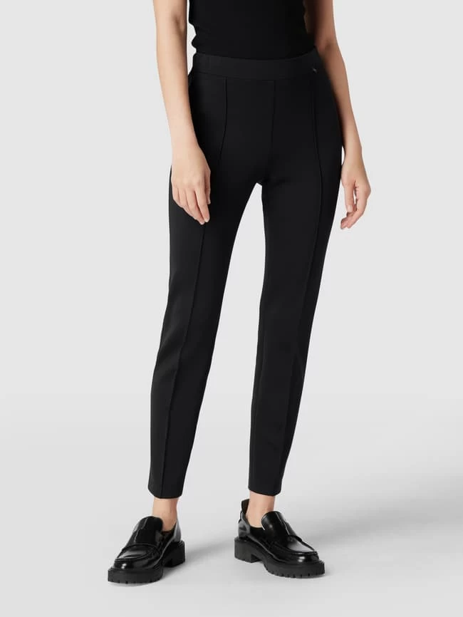 Marc Cain Stretchhose Mit Ziernähten - Marineblau 6 Marc Cain Stretchhose Mit Ziernähten - Marineblau – Bild 4