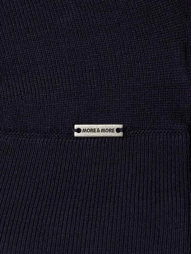 MORE&MORE More & More Bolero Aus Viskose-Mix Mit Schalkragen - Marineblau 8 MORE&MORE More & More Bolero Aus Viskose-Mix Mit Schalkragen - Marineblau – Bild 6