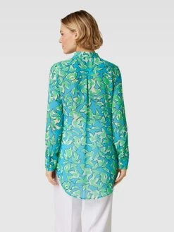 Comma Longbluse Mit Allover-Muster - Aqua Blau -Damen Mode 89a4ul1k89430j1j84sk6cim9kqkad1iap8jahac9t0kiji18p8j6lig6d2k2cpi8kpjgja38h93cd9h6so32db6cgqm8d1mcpgm8opk6cp30o9hchh38dhpckrj0oj36hh3coo