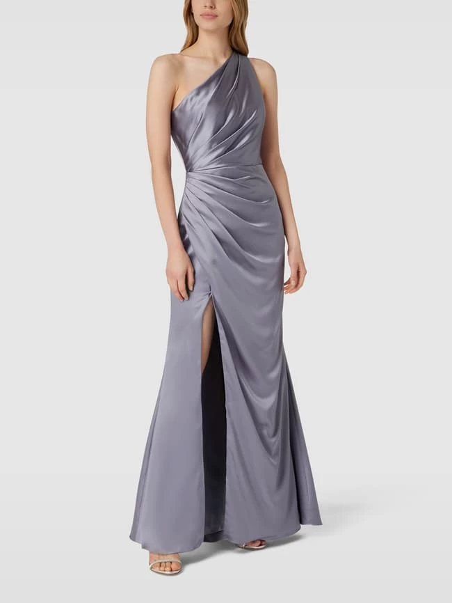 Unique Abendkleid Mit One-Shoulder-Träger - Eisblau 3 Unique Abendkleid Mit One-Shoulder-Träger - Eisblau