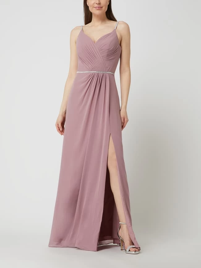 Luxuar Abendkleid Mit Ziersteinen - Rosa 3 Luxuar Abendkleid Mit Ziersteinen - Rosa