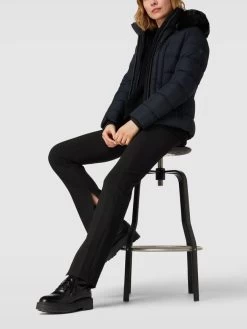 Wellensteyn Funktionsjacke Mit Abnehmbarer Kapuze Modell 'Belvitesse Short' - Marineblau