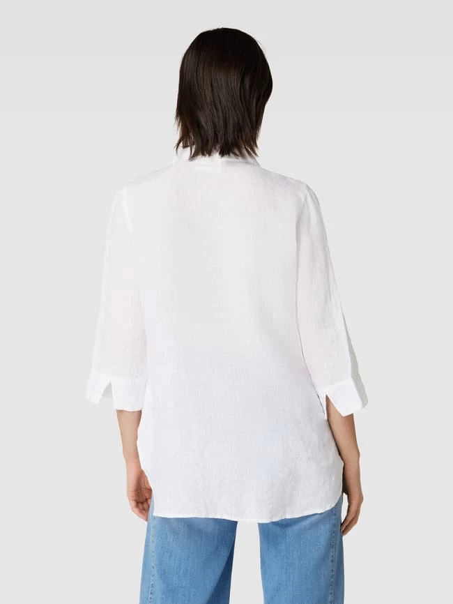 Christian Berg Woman Leinenbluse Mit Knopfleiste - Weiß 7 Christian Berg Woman Leinenbluse Mit Knopfleiste - Weiß – Bild 5