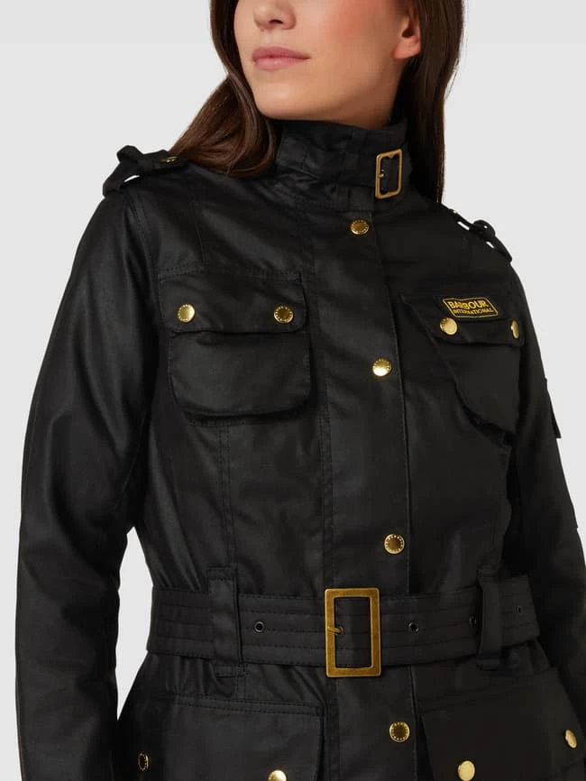 Barbour International™ Jacke Mit Label-Patch Modell 'LADIES' - Schwarz 5 Barbour International™ Jacke Mit Label-Patch Modell 'LADIES' - Schwarz – Bild 3
