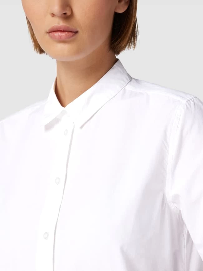 Montego Hemdbluse Mit Durchgehender Knopfleiste - Weiß 5 Montego Hemdbluse Mit Durchgehender Knopfleiste - Weiß – Bild 3