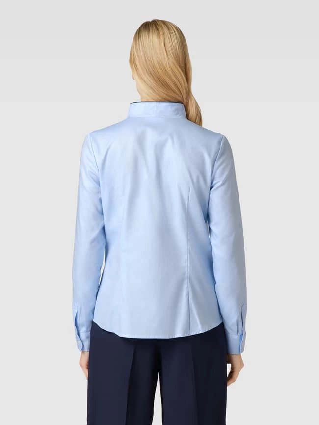 Christian Berg Woman Bluse Mit Stehkragen - Blau 6 Christian Berg Woman Bluse Mit Stehkragen - Blau – Bild 5