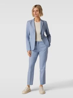 Christian Berg Woman Selection Blazer Mit Reverskragen - Hellblau Meliert