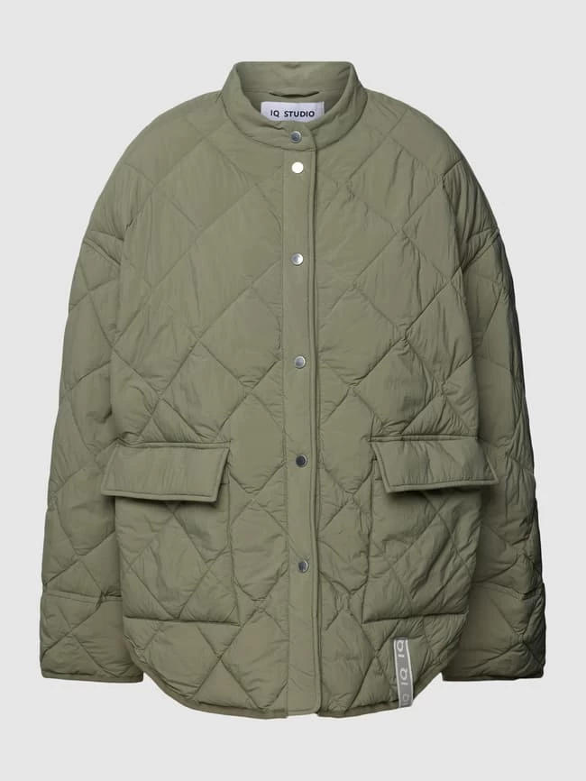 IQ Studio Steppjacke Mit Pattentaschen Modell 'BRUNA' - Khaki 4 IQ Studio Steppjacke Mit Pattentaschen Modell 'BRUNA' - Khaki – Bild 2