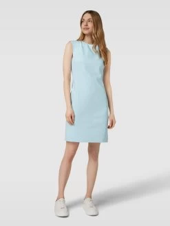 S.Oliver BLACK LABEL Minikleid Mit Gehschlitz - Hellblau