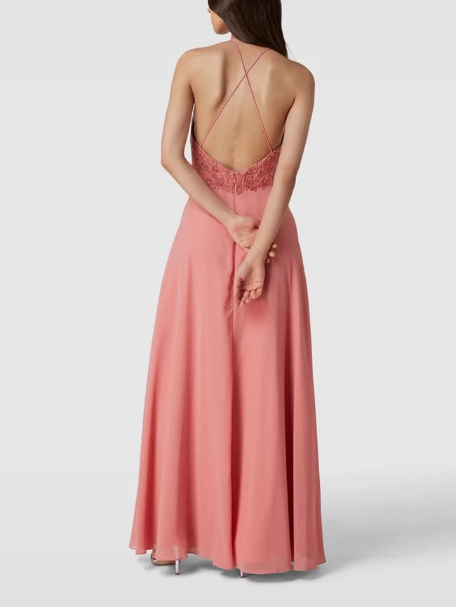 Laona Abendkleid Mit Zierbesatz - Lachs 7 Laona Abendkleid Mit Zierbesatz - Lachs – Bild 5