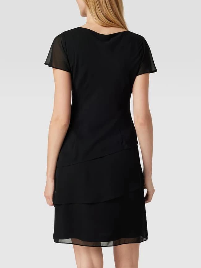 Christian Berg Cocktail Cocktailkleid Mit Volants - Schwarz 7 Christian Berg Cocktail Cocktailkleid Mit Volants - Schwarz – Bild 5