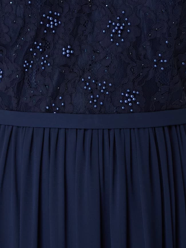 My Mascara Curves PLUS SIZE Abendkleid Aus Spitze Und Chiffon - Dunkelblau 5 My Mascara Curves PLUS SIZE Abendkleid Aus Spitze Und Chiffon - Dunkelblau – Bild 3