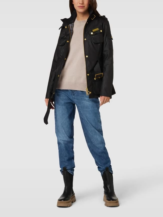 Barbour International™ Jacke Mit Label-Patch Modell 'LADIES' - Schwarz 3 Barbour International™ Jacke Mit Label-Patch Modell 'LADIES' - Schwarz