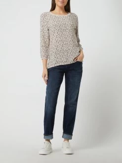 MAC MAC X Sylvie Meis 24/7 Carrot Fit Jeans Mit Stretch-Anteil Modell 'Rich' - Dunkelblau