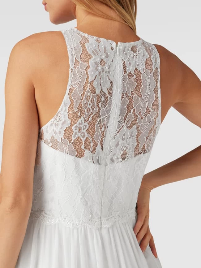 Mascara Abendkleid Mit Floralen Stickereien Und Zierperlen - Offwhite 8 Mascara Abendkleid Mit Floralen Stickereien Und Zierperlen - Offwhite – Bild 6