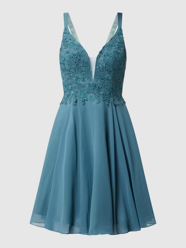 Luxuar Cocktailkleid Mit Herz-Ausschnitt - Grün 4 Luxuar Cocktailkleid Mit Herz-Ausschnitt - Grün – Bild 2