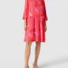 Betty Barclay Minikleid Mit Allover-Muster - Pink