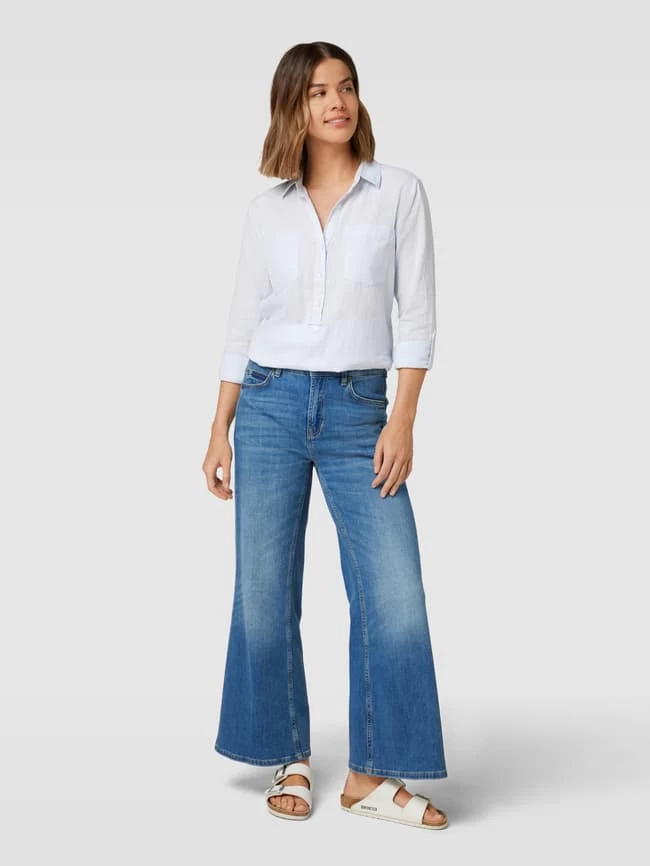 Opus Hemdbluse Mit Brusttaschen Modell 'Fredda' - Hellblau 3 Opus Hemdbluse Mit Brusttaschen Modell 'Fredda' - Hellblau