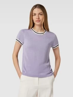 Jake*s Collection Strickshirt Mit Abschlüssen Mit Kontraststreifen - Lila -Damen Mode 99642gq78l74kkpl8p33ejq46sp58k2i8p9kojigaor38daf6595cga28da56gqhap3kgi1n656k2cq3a0o3coj674pj8cppcgr3adhk65ijcohh70s32p1oc4o6ae1pcdim4p0