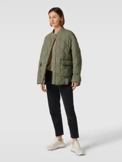 IQ Studio Steppjacke Mit Pattentaschen Modell 'BRUNA' - Khaki