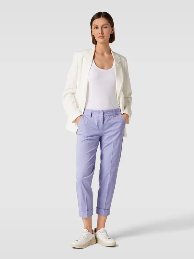 Raffaello Rossi Hose Mit Seitlichen Eingrifftaschen Modell 'DORA' - Lila 3 Raffaello Rossi Hose Mit Seitlichen Eingrifftaschen Modell 'DORA' - Lila