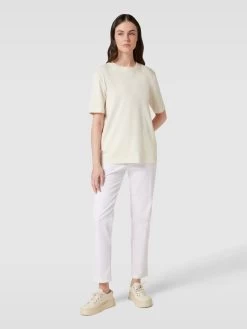 Christian Berg Woman Chino Mit Gürtel - Weiß