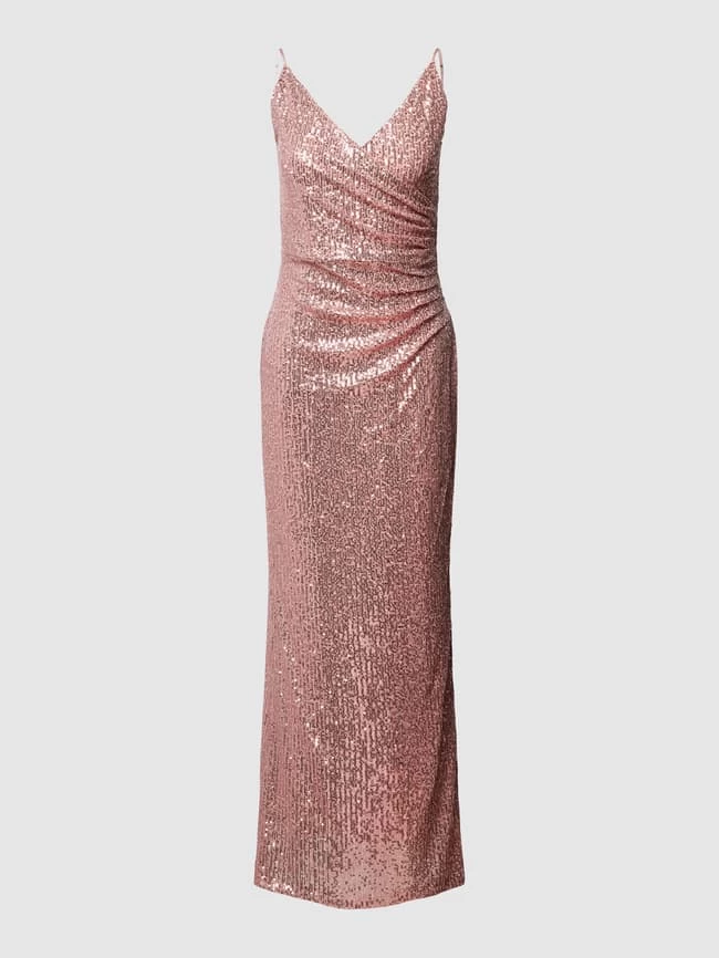 Paradi Abendkleid Mit Wasserfall-Ausschnitt - Rosé 4 Paradi Abendkleid Mit Wasserfall-Ausschnitt - Rosé – Bild 2