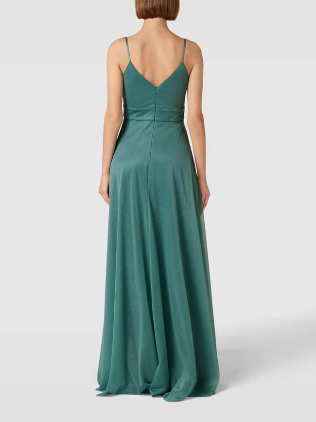 TROYDEN COLLECTION Abendkleid In Schimmernder Optik - Petrol 7 TROYDEN COLLECTION Abendkleid In Schimmernder Optik - Petrol – Bild 5