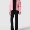 Wellensteyn Steppjacke Mit Webpelz-Besatz Modell 'ASTORIA' - Rosa