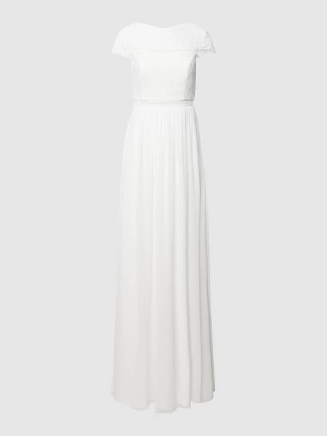 Jake*s Cocktail Abendkleid Mit Floraler Spitze - Ecru 4 Jake*s Cocktail Abendkleid Mit Floraler Spitze - Ecru – Bild 2