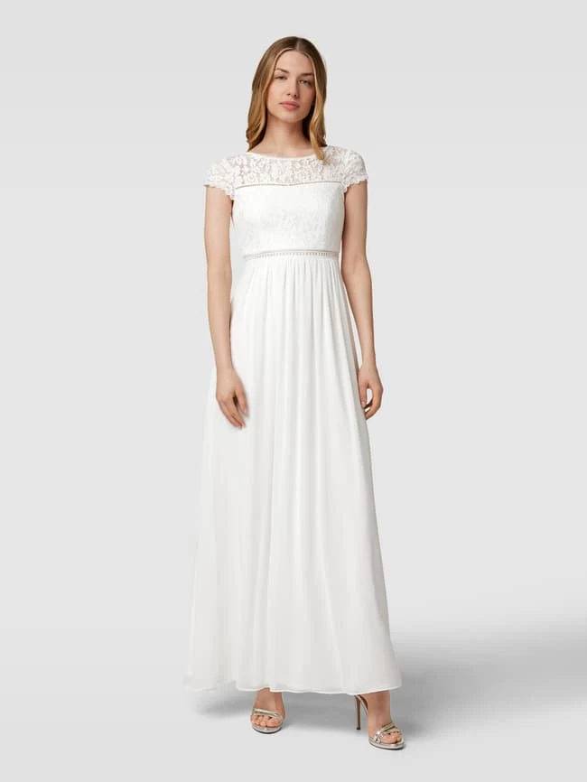 Jake*s Cocktail Abendkleid Mit Floraler Spitze - Ecru 6 Jake*s Cocktail Abendkleid Mit Floraler Spitze - Ecru – Bild 4