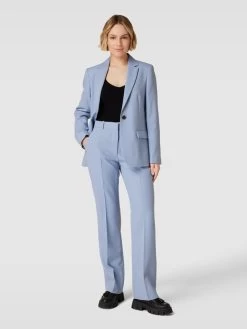 Damen Mode 45 Calvin Klein Womenswear Blazer Mit Reverskragen Modell 'ESSENTIAL' - Hellblau